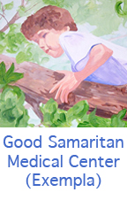Good Samaritan Medical Center hand painted murals by boulder murals, trees