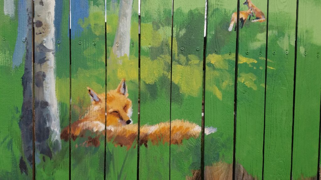 Mural on Fence