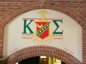 greek letters, hand painted murals, boulder murals, fraternity house, kappa sigma