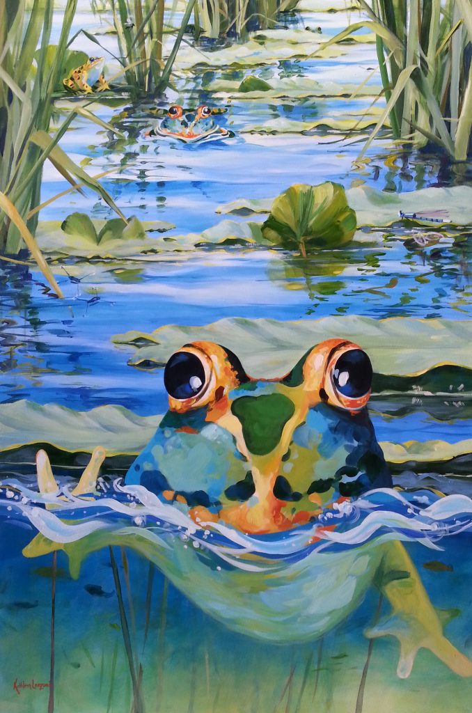 Greeter Frog Children's Hospital of Colorado mural