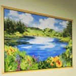 Mountainland Pediatrics, landscape mural by Boulder Murals